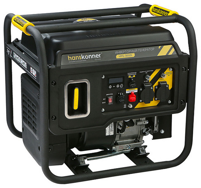 Изображение товара Бензогенератор инверторный Hanskonner HPG-3500I, 3.5 кВт