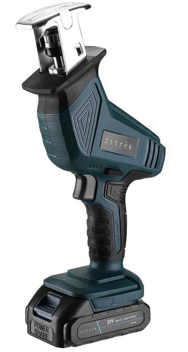 Изображение товара Сабельная пила, аллигатор Zitrek ZKRS20 PRO, в кейсе, 20 В, 2x2.0 Ач