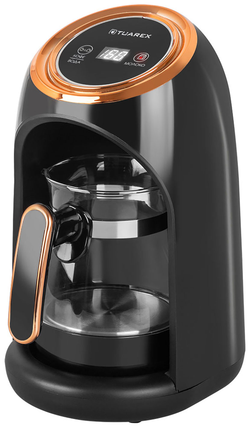 Изображение товара Электрическая кофеварка-турка Tuarex TK-1200 черный золотой 600Вт