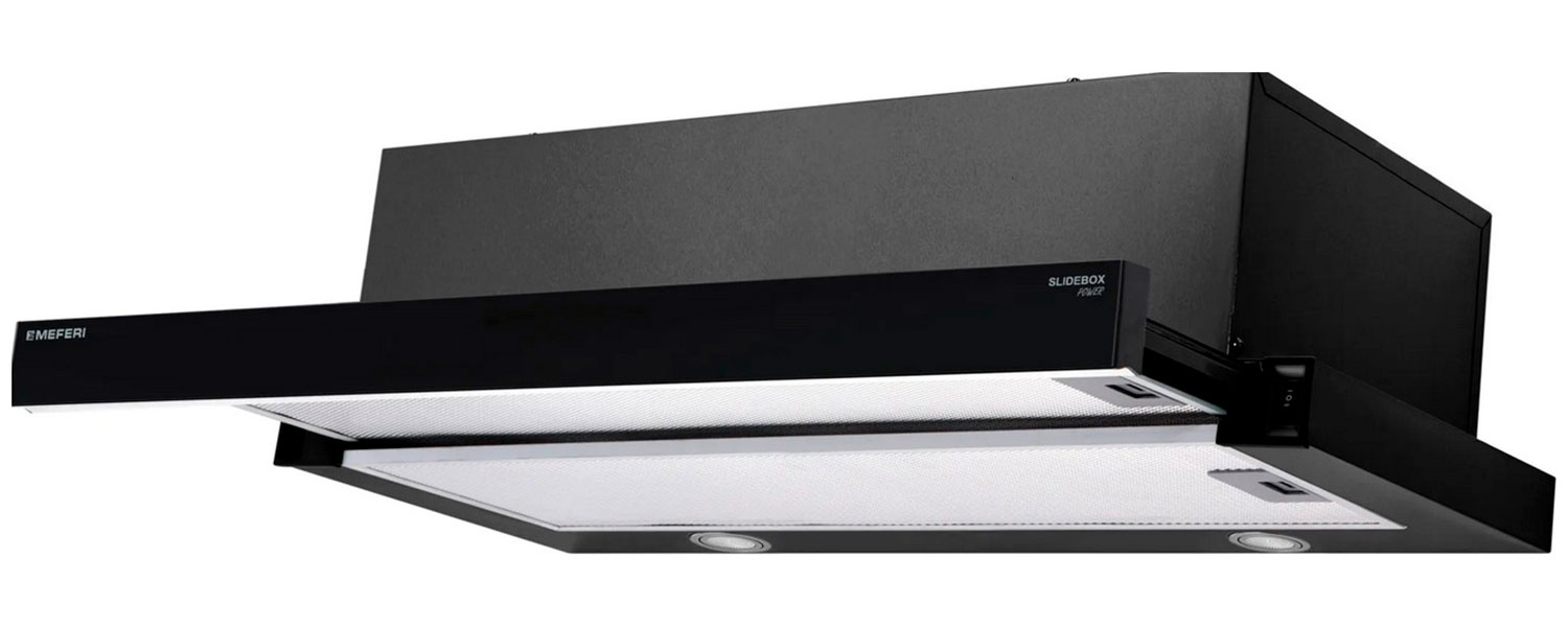 

Встраиваемая вытяжка Meferi SLIDEBOX90BK POWER, Черный