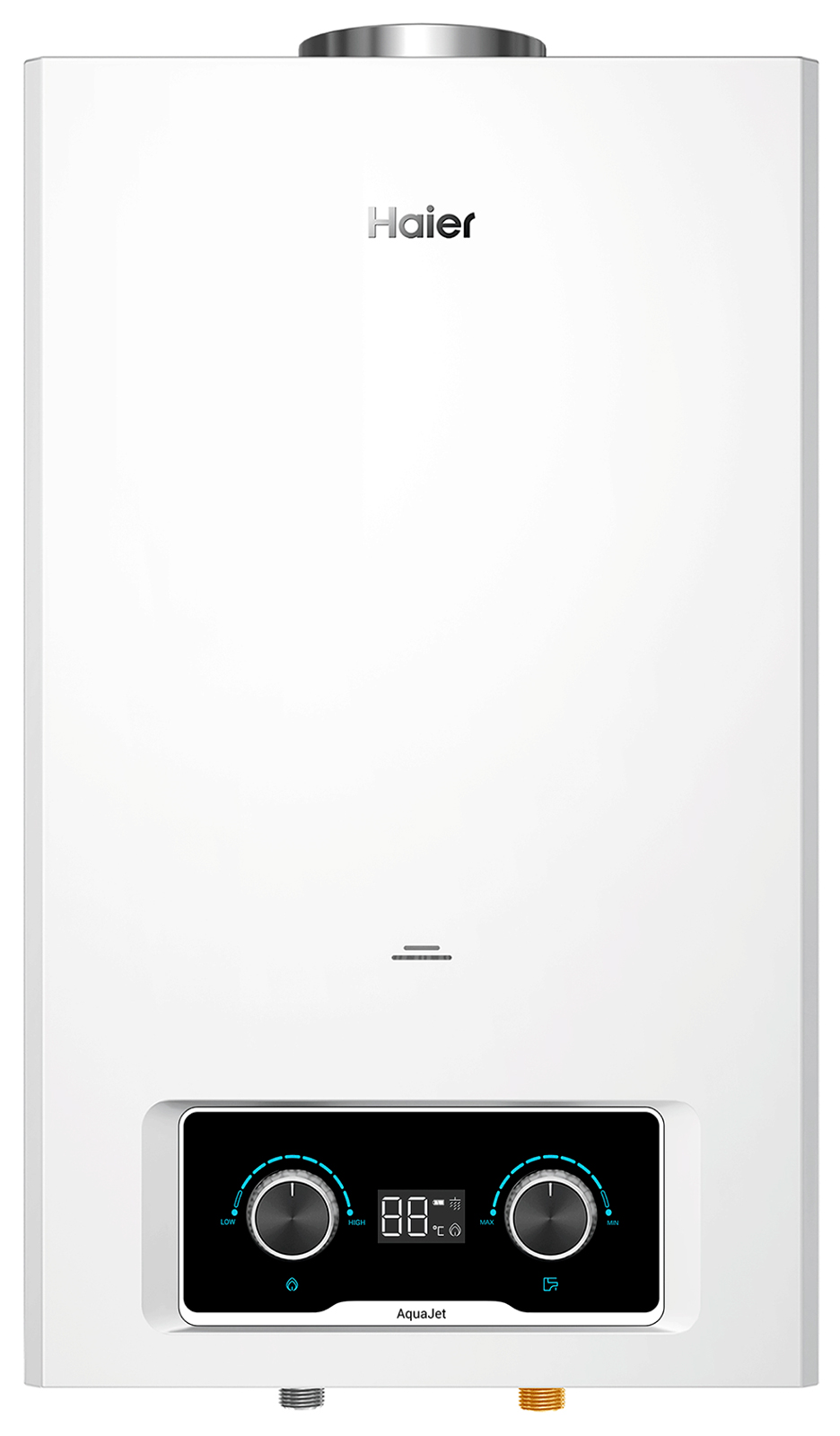 Изображение товара Газовый проточный водонагреватель Haier AquaJet 10 AM, 20 кВт, 10 л/мин Изображение товара Газовый проточный водонагреватель Haier AquaJet 10 AM, 20 кВт, 10 л/мин