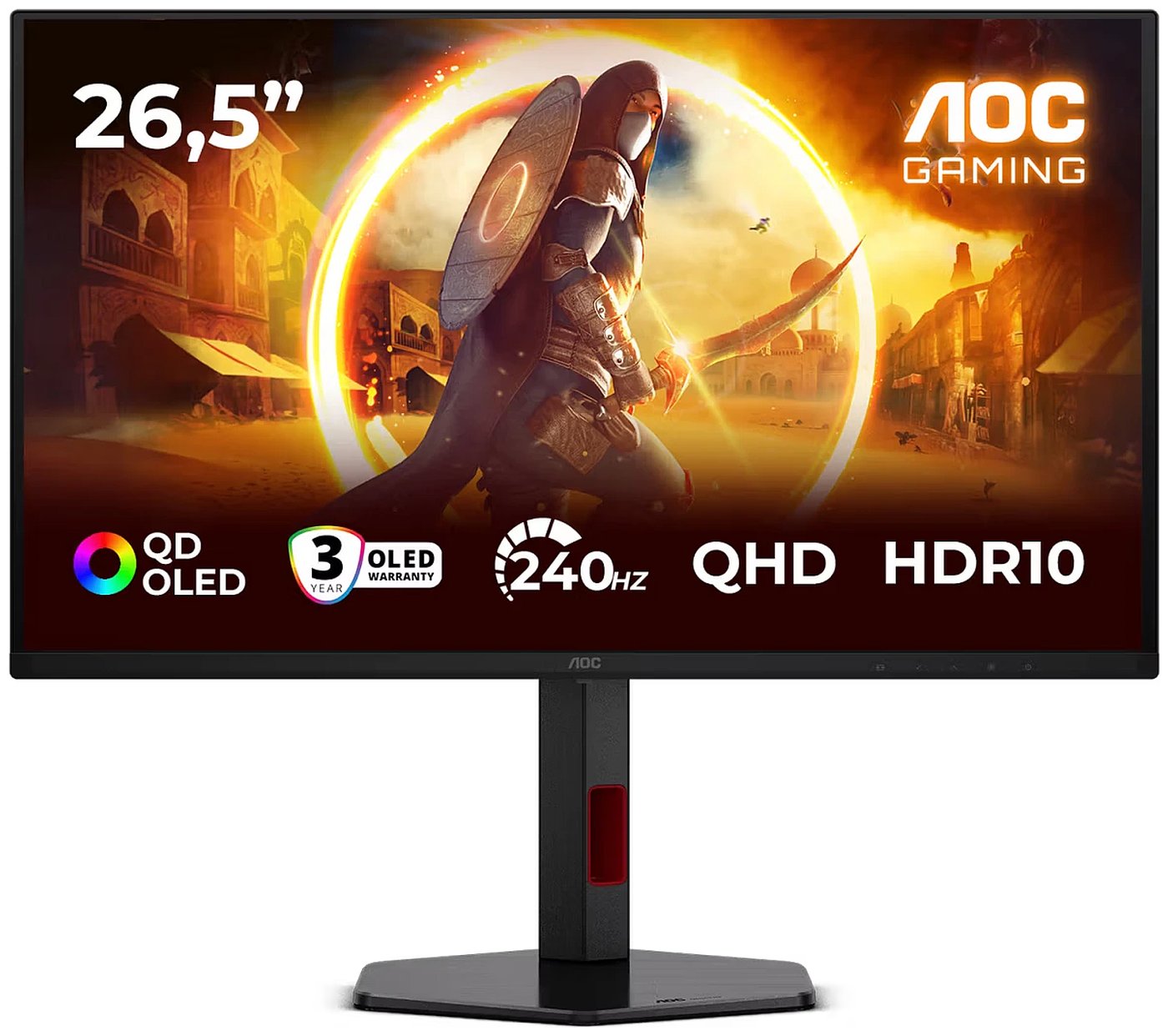 Изображение товара ЖК монитор AOC 26.5'', Q27G4ZDR Изображение товара ЖК монитор AOC 26.5'', Q27G4ZDR