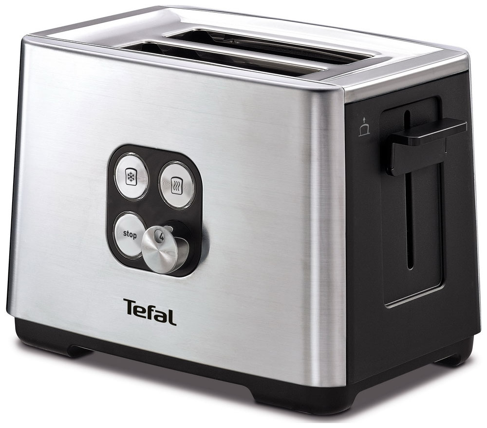 Изображение товара Тостер Tefal Cube TT420D30, серебристый/черный