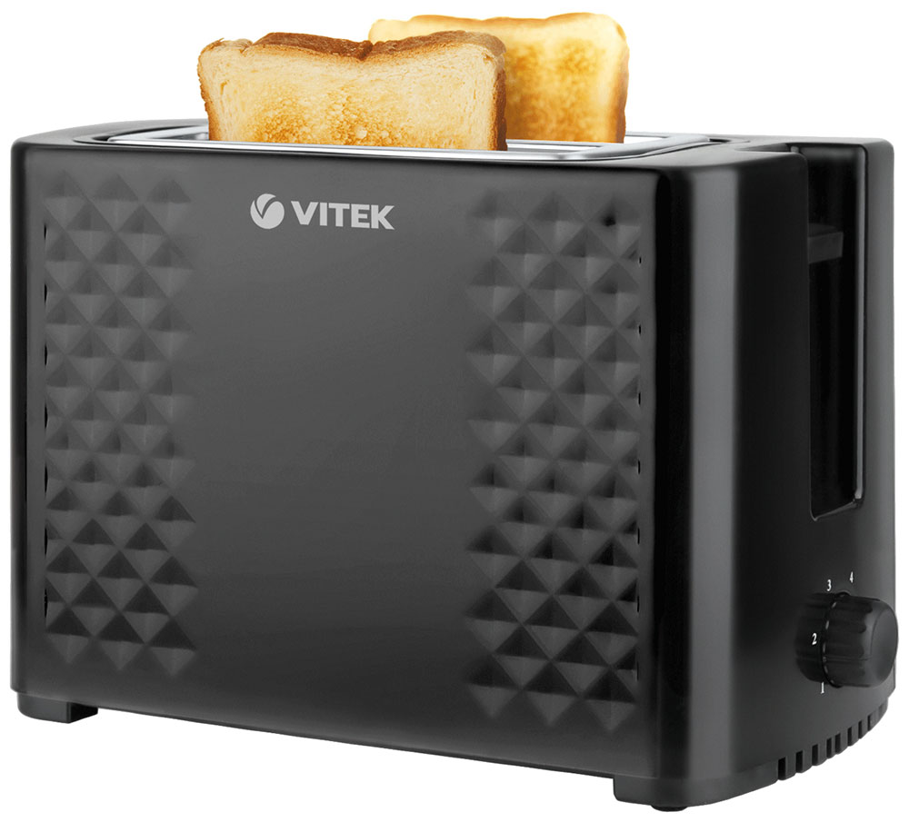 Изображение товара Тостер Vitek VT-1586 с регулировкой степени прожарки и режимом размораживания