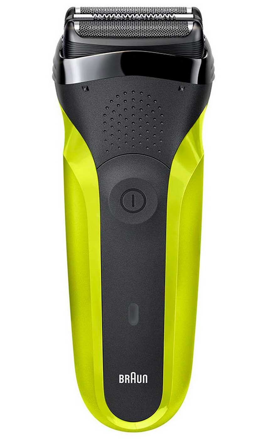 Электробритва Braun 300s green, сухое бритье, 3 режущих элемента, 3D бреющая система Электробритва Braun 300s green, сухое бритье, 3 режущих элемента, 3D бреющая система