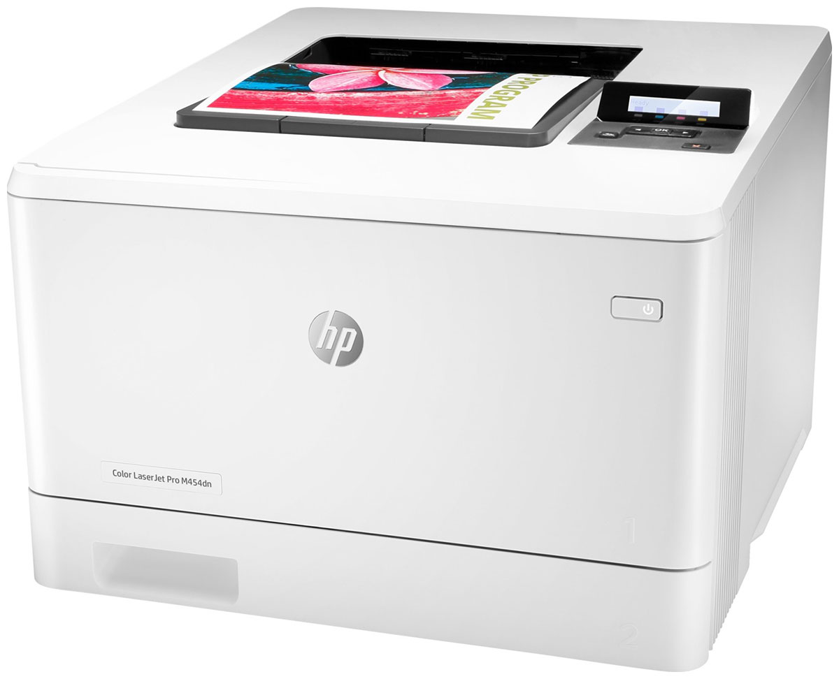 Изображение товара HP Color LaserJet Pro M454dn цветной лазерный принтер для офиса