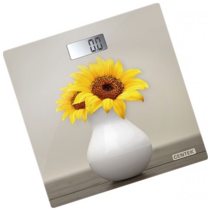 цена Весы напольные Centek CT-2428 Sunflower