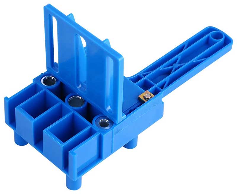 Кондуктор Deko WWDL08 синий зажим для дюбеля быстросъемный ручной кондуктор из абс пластика диаметр 6 8 10 мм для работ по дереву