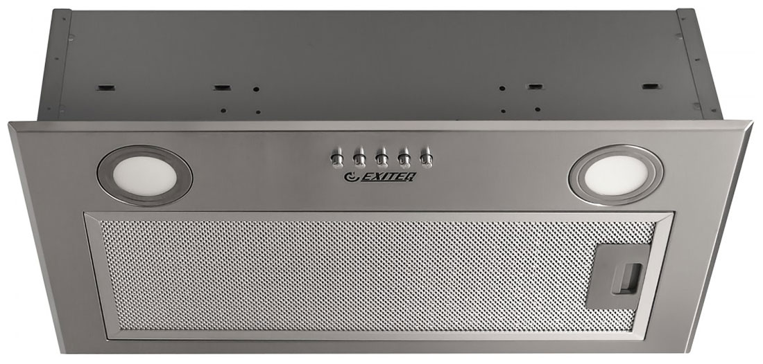 Изображение товара Вытяжка кухонная встроенная Exiteq EX 1276 нержавеющая сталь 400 м3/ч