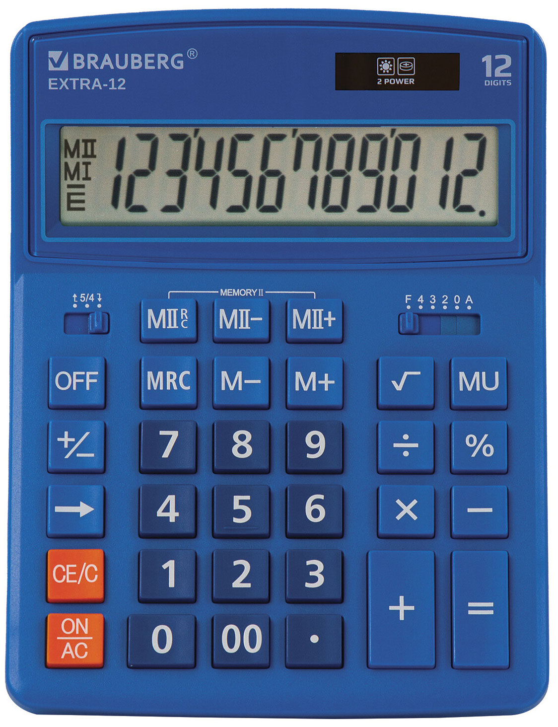 

Калькулятор настольный Brauberg EXTRA-12-BU СИНИЙ, 250482