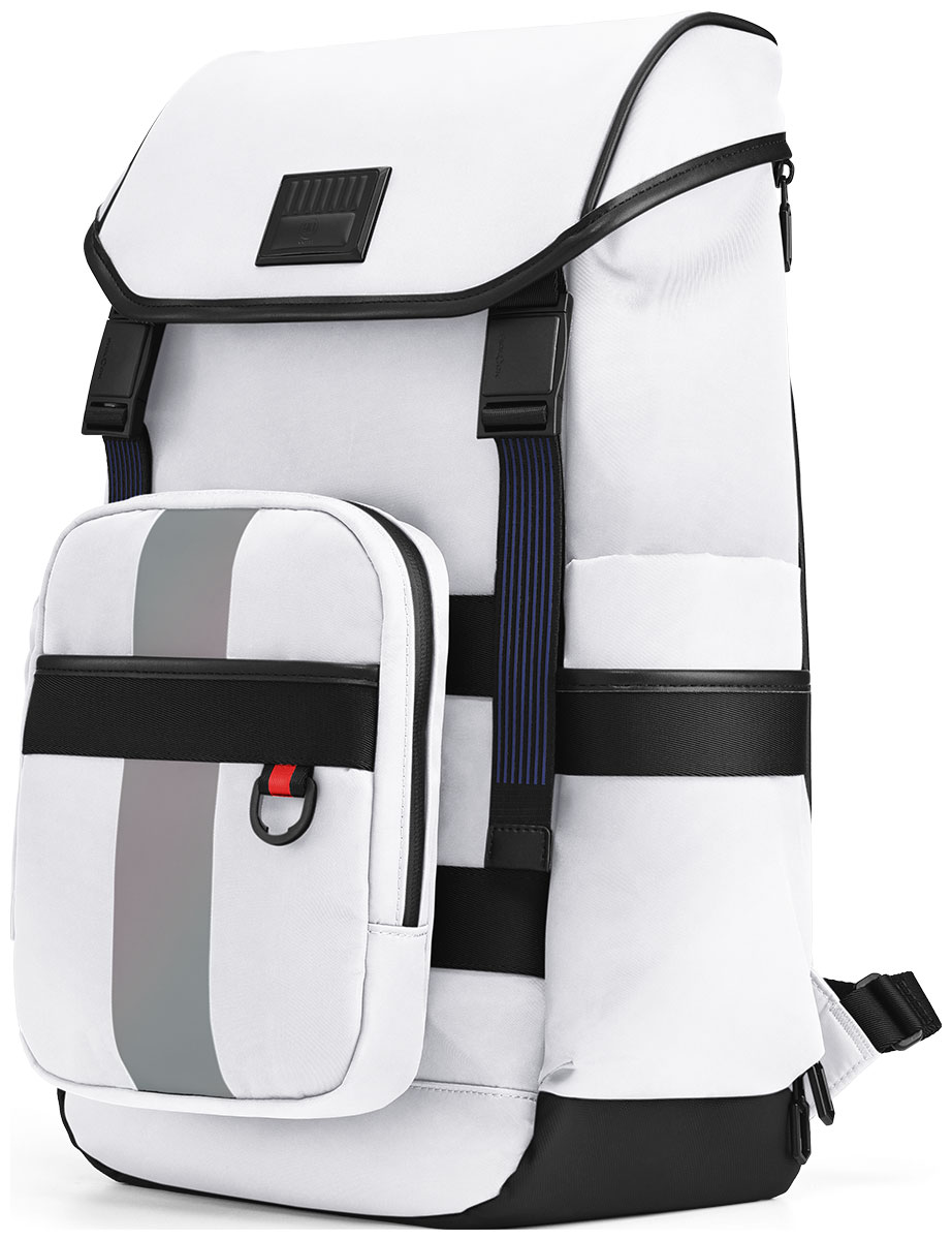 цена Рюкзак Ninetygo BUSINESS multifunctional backpack 2in1 белый