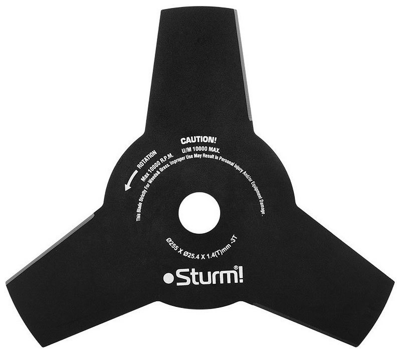Нож Sturm BT8942D-998 диск для триммера трехлопастной