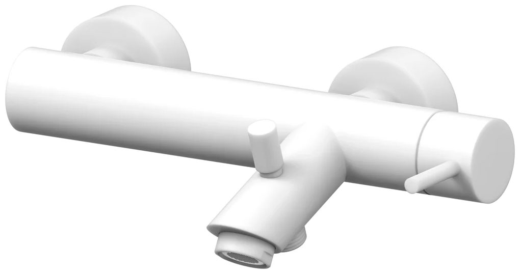 

Смеситель для ванной комнаты Paffoni Light LIG022BO белый