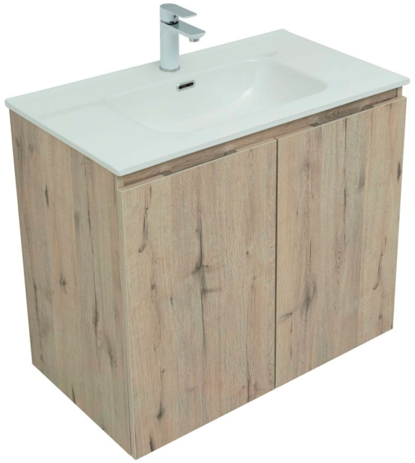 

Тумба под раковину Aquanet Алвита New 80 2 дверцы, дуб веллингтон коричневый (00277529), Дуб веллингтон белый