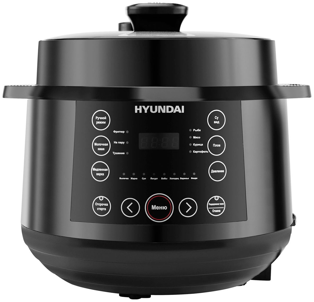 Мультиварка Hyundai HYMC-2407 черный пульт huayu 2407 2406 7068 6050 для dvd плеера elenberg dvdp 2407