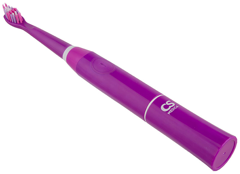 Электрическая зубная щетка CS Medica CS-999-F фиолетовая