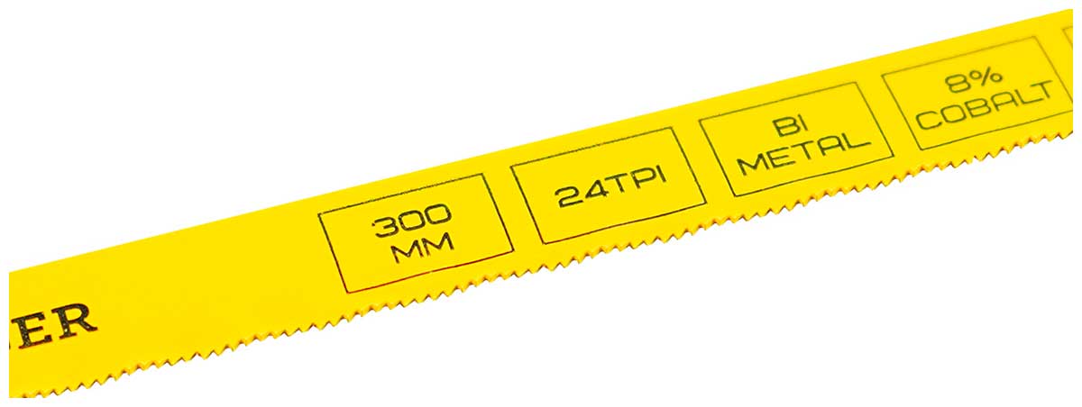 полотно по металлу tactix bi metal 300 мм 18tpi 2 шт 267311 Полотно по металлу BERGER сменные для ножовки BG1848 300 мм BI-METAL 24TPI 2шт