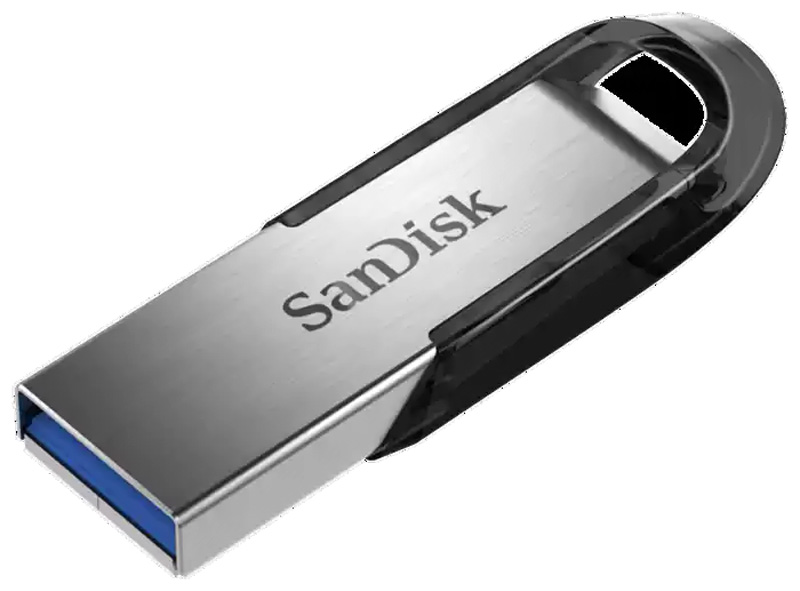 Изображение товара Флеш-накопитель Sandisk Ultra Flair [3.0 64 Gb металл серебро-черный]