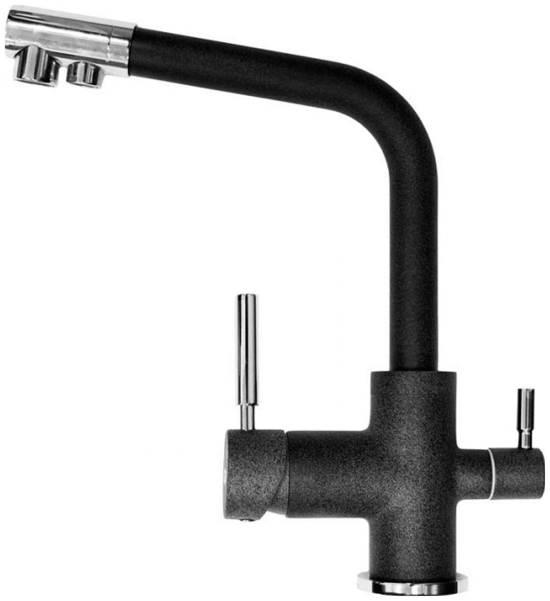 Изображение товара Кухонный смеситель Emar 3003N.7 Антрацит Латунь