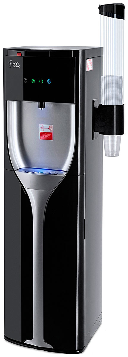 Изображение товара Кулер Ecotronic P10-LX черный с нижней загрузкой и защитой от детей Изображение товара Кулер Ecotronic P10-LX черный с нижней загрузкой и защитой от детей