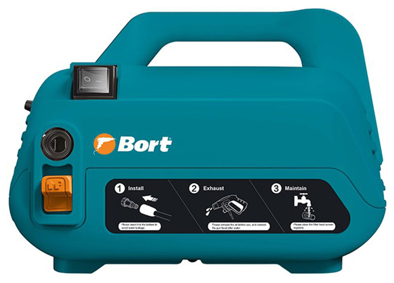Мойка высокого давления Bort BHR-1600-Compact мойка высокого давления bort bhr 1600 sc 98297034