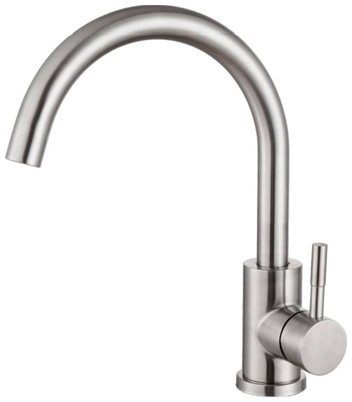 

Смеситель для кухни Haiba HB72304-3 сталь, Стальной