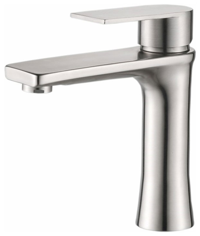 Изображение товара Смеситель для раковины Haiba HB807 в цвете сатин