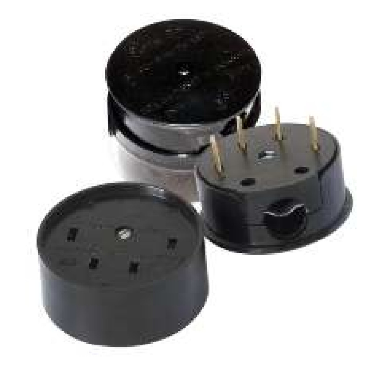 Изображение товара Разъем РШ-ВШ 25А 380В для электромонтажа черный, Россия