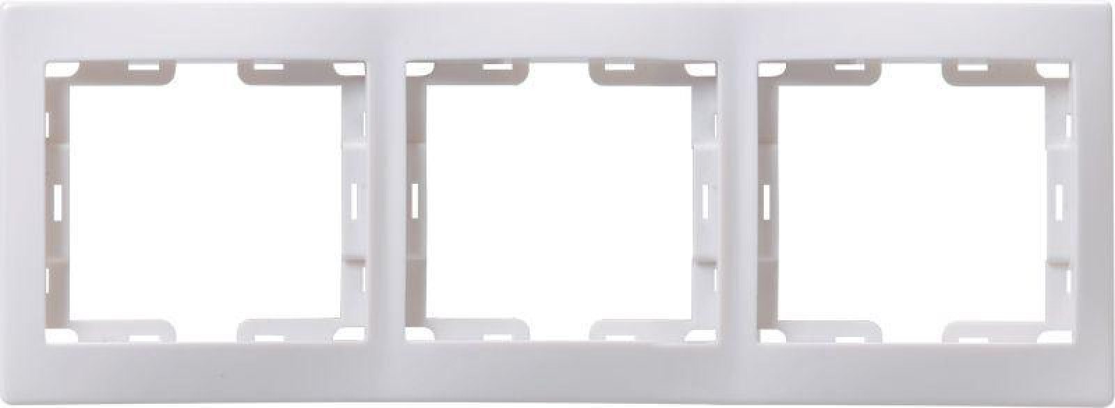 Изображение товара Декоративная рамка для электроточек IEK РГ-3-КБ горизонтальная белая