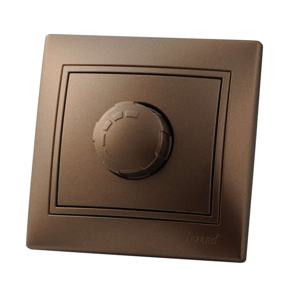 Изображение товара Выключатель, переключатель и диммер Lezard СП 800Вт Mira коричневый перламутр для встроенного монта