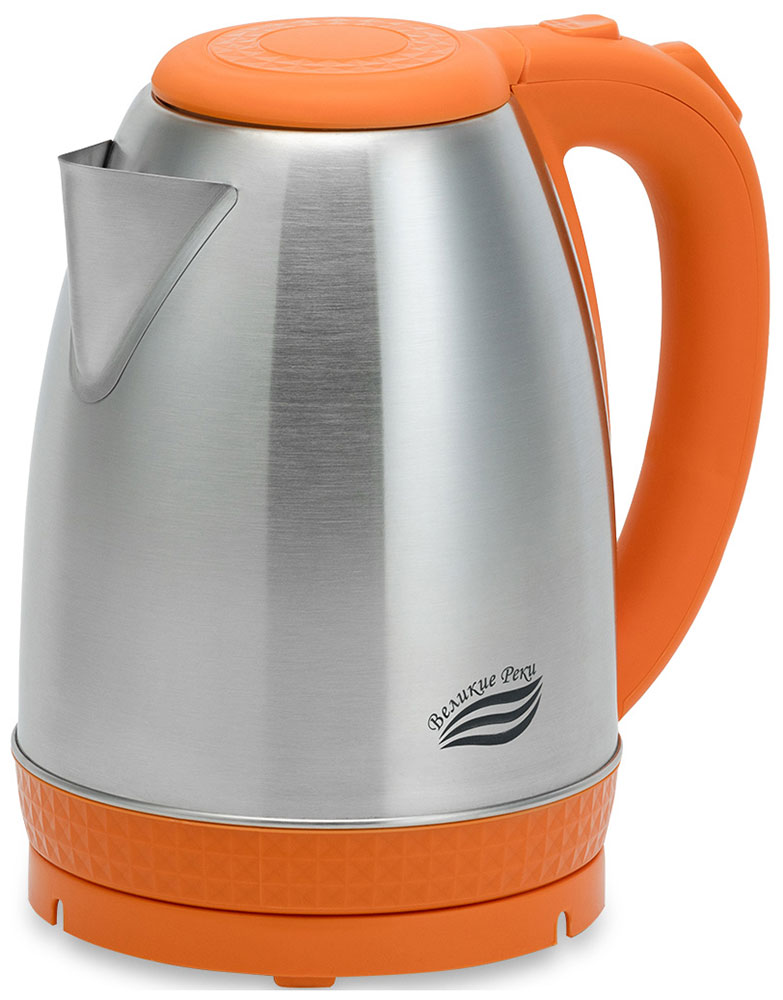 Чайник электрический Великие реки Амур-1 1.8 л оранжевый чайник электрический великие реки амур 1 оранжевый