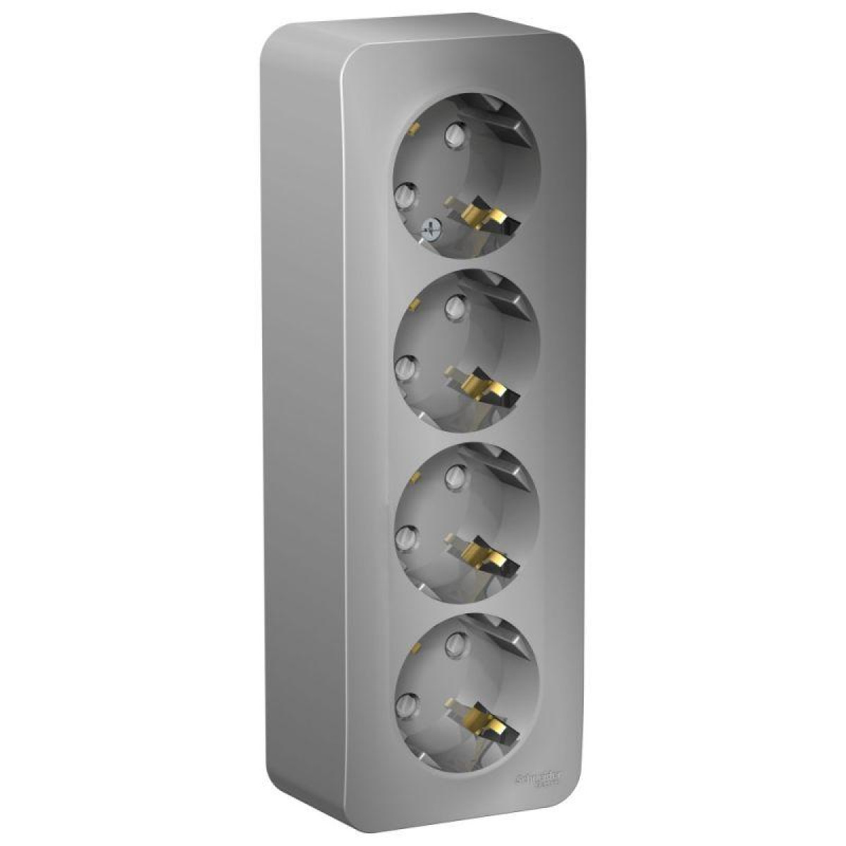 Изображение товара Розетка Systeme Electric Blanca 4-м OП IP20 16А монтаж накладной Россия