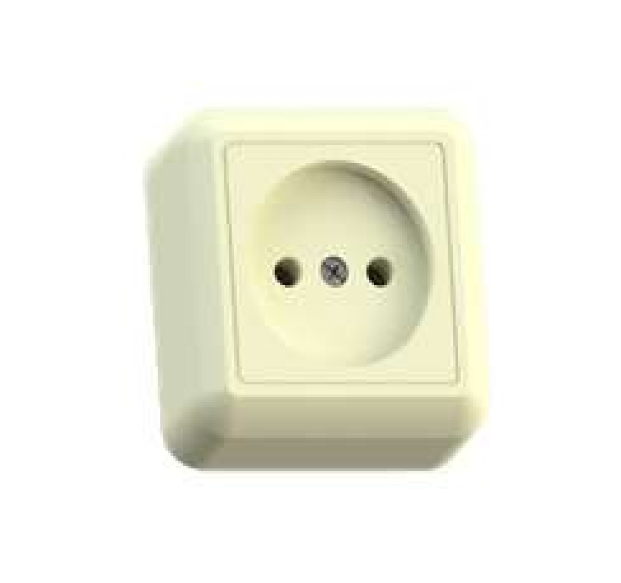 Изображение товара Розетка Кунцево-Электро РА10-375 10А IP20 с монтажной пластиной без заземления