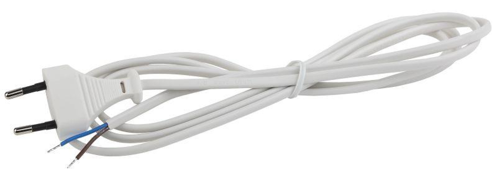 Изображение товара Шнур для бра ЭРА 1.8м ШВВП 2х0.5 белый UX-ШВВП-1.8m-W