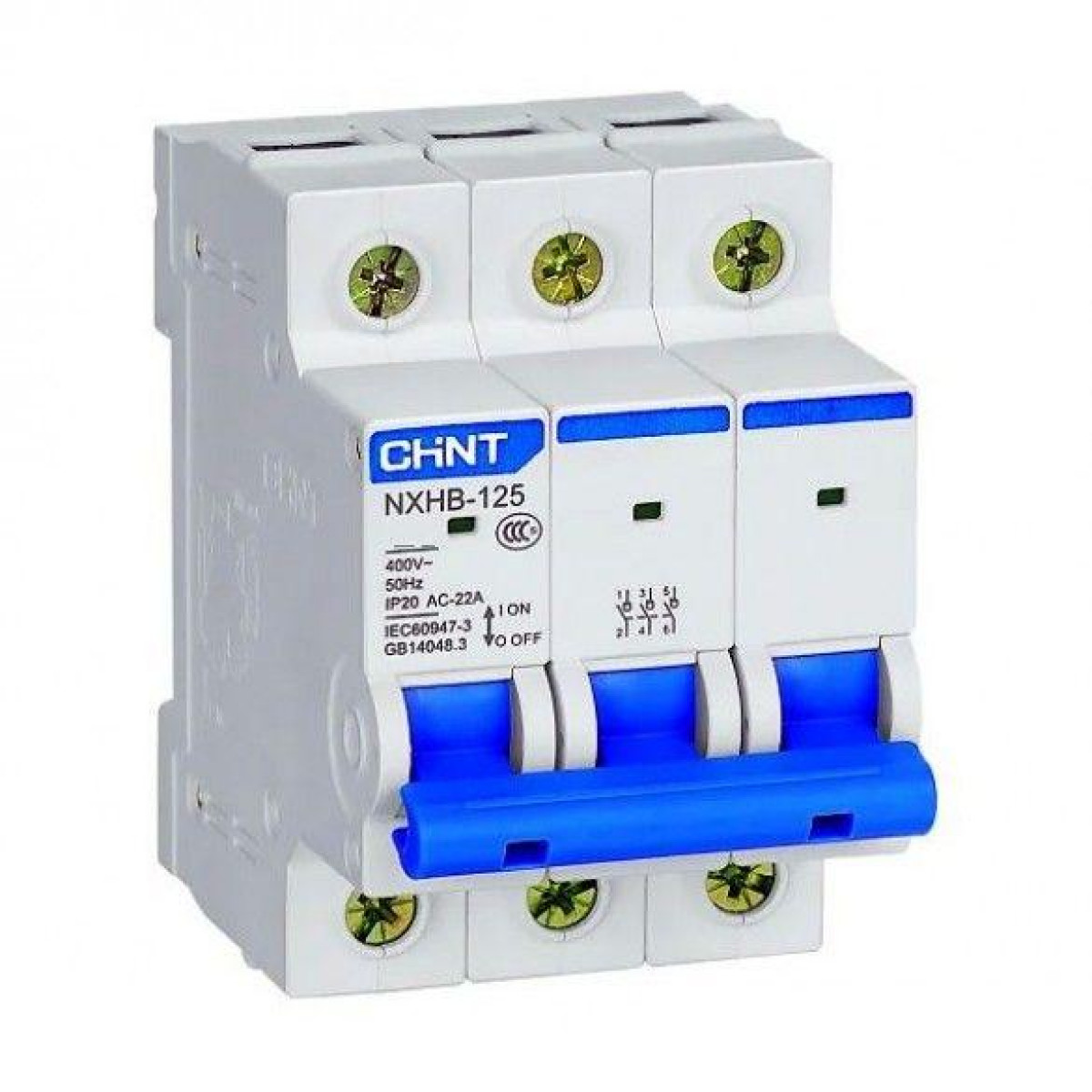 Изображение товара Chint NXHB-125 (R) Низковольтный выключатель нагрузки 3п 32А