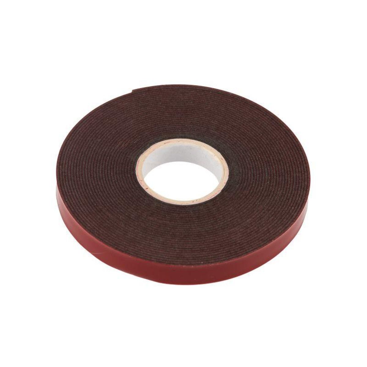 Изображение товара Изделия для электромонтажа Rexant Скотч двухсторонний 9ммх5м красн. на сер. основе