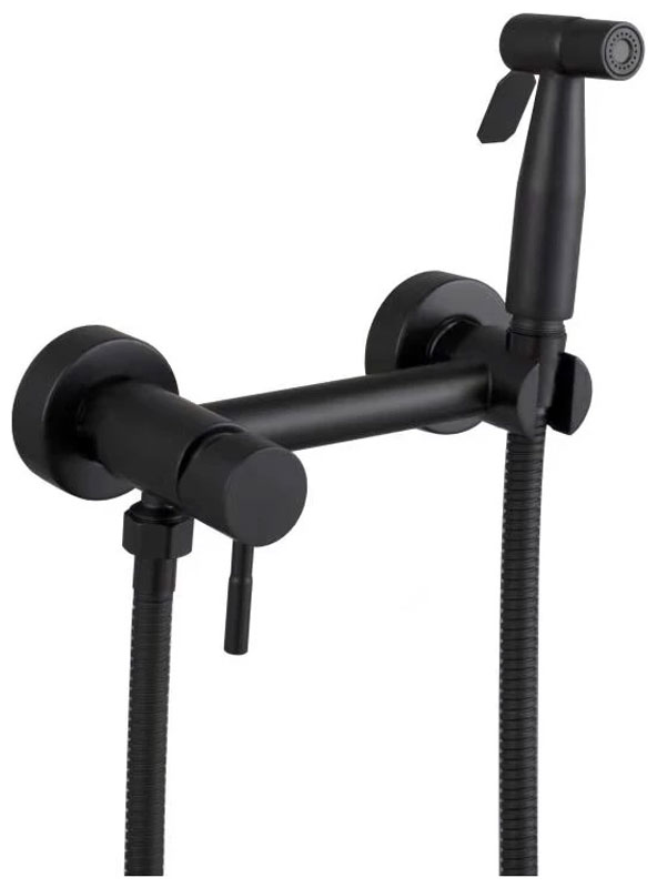 Изображение товара Смеситель для биде Savol с гигиенической лейкой S-FXQ006H черный стальной монтаж