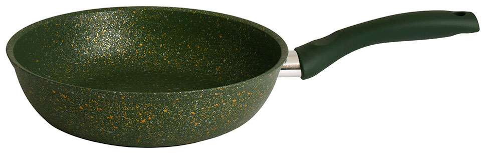 Сковорода Kukmara 26 см, с ручкой, Trendy style malachite (260tsml)