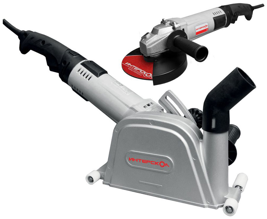 Изображение товара Бороздодел + УШМ два в одном Интерскол ПД-150/1800Э+УШМ-180/1800Э (718.1.0.70)