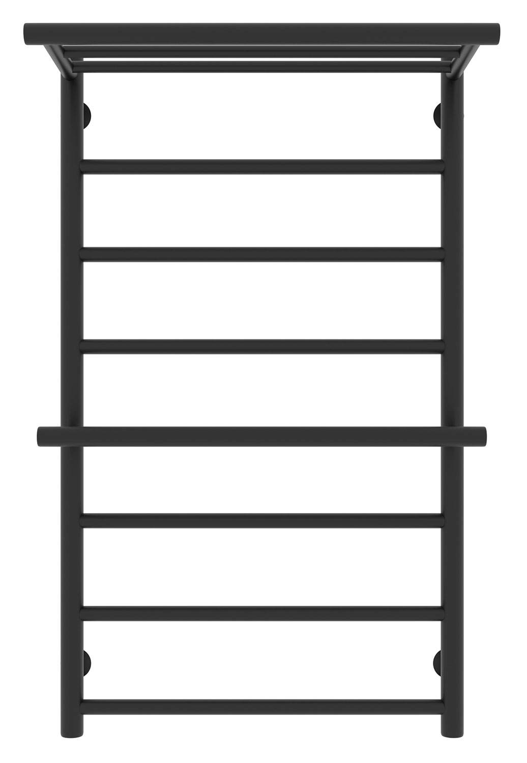 Изображение товара Полотенцесушитель водяной Laris Лавина П9, 500х800, черный матовый (73208027ЧМ)