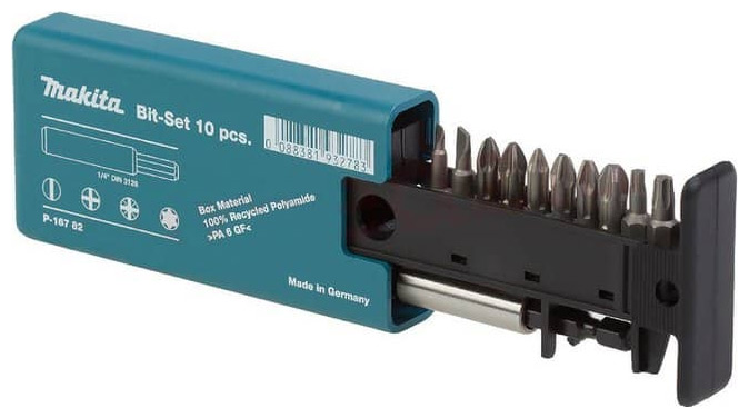 Набор бит Makita P-16782 набор бит торсионных denzel 11691 лазерная обработка шлица pz1 x 50 мм сталь s2 10 шт