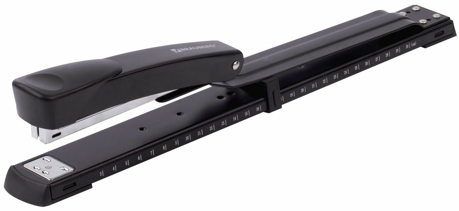 

Степлер ручной Brauberg №24/6, 26/6 "Universal", до 25 листов, С ФУНКЦИЕЙ БРОШЮРОВАНИЯ, черный, 220942