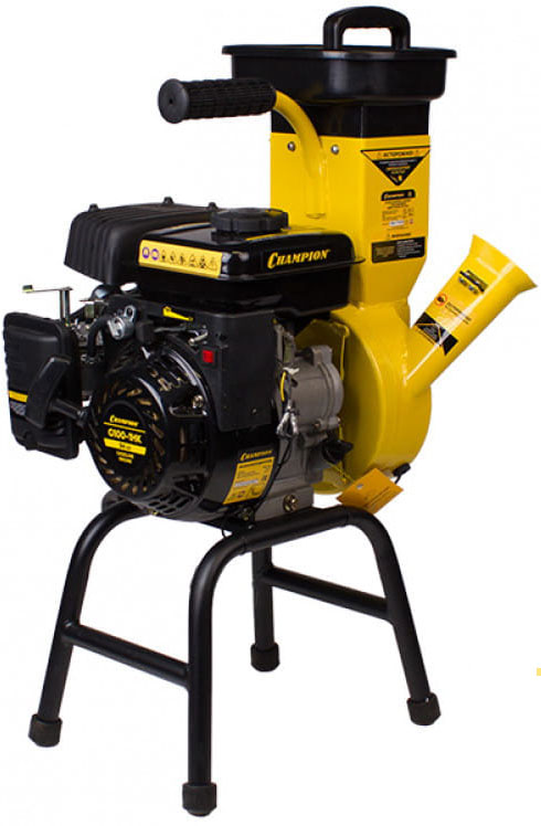 Изображение товара Бензиновый измельчитель-шредер Champion SC2818 для веток и листьев с мешком