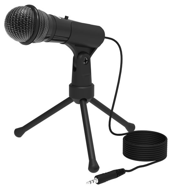 Микрофон настольный Ritmix RDM-120 Black игровой микрофон для компьютера ritmix rdm 230 usb black