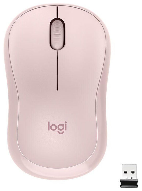 Изображение товара Беспроводная мышь Logitech M221 розовая 1000 dpi, USB, радиоканал