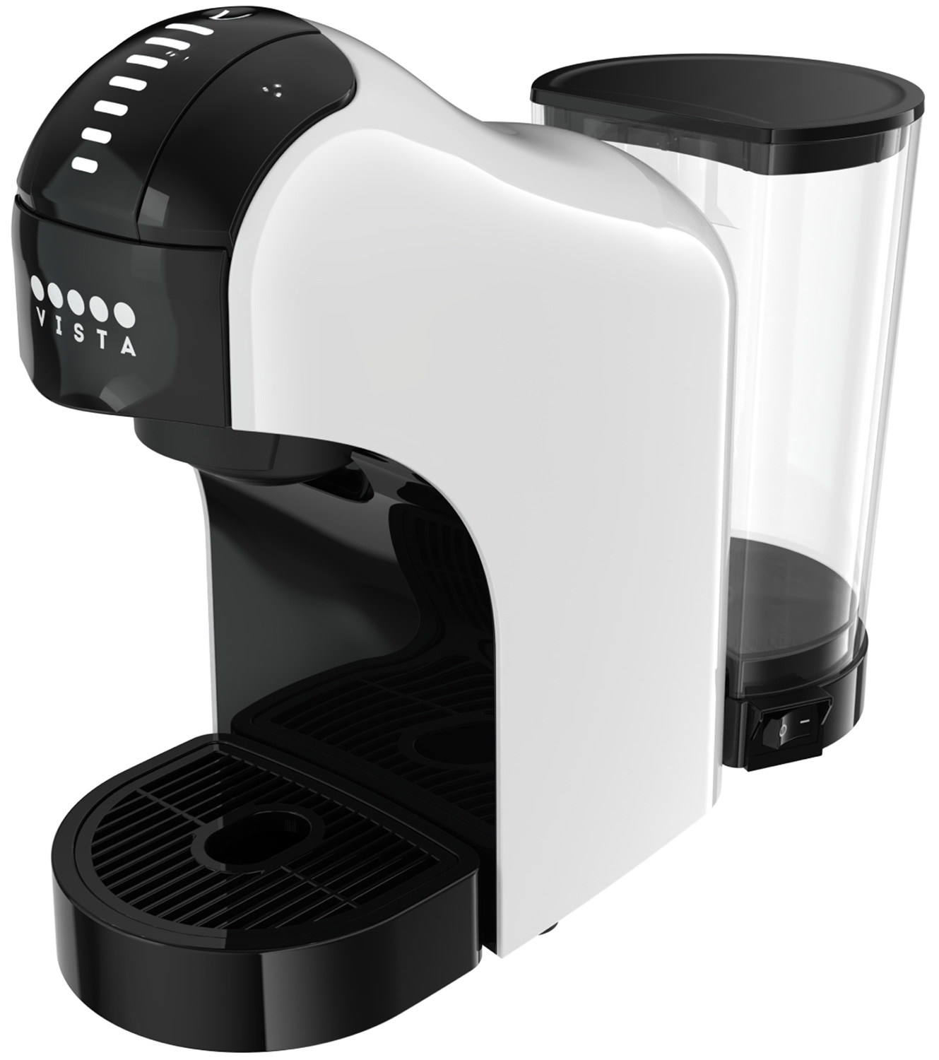 Изображение товара Кофемашина капсульная Vista Napoli White (DNS200W), белая Изображение товара Кофемашина капсульная Vista Napoli White (DNS200W), белая
