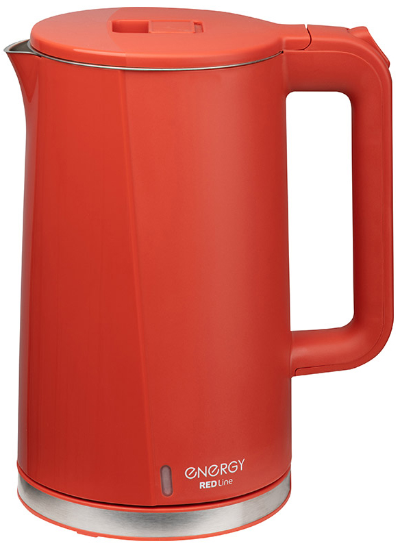 Изображение товара Электрический чайник Energy E-208 1.7 л двойной корпус красный