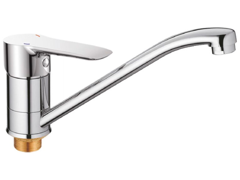 Изображение товара Смеситель для кухни Cron CN095 хром однорычажный с поворотным изливом