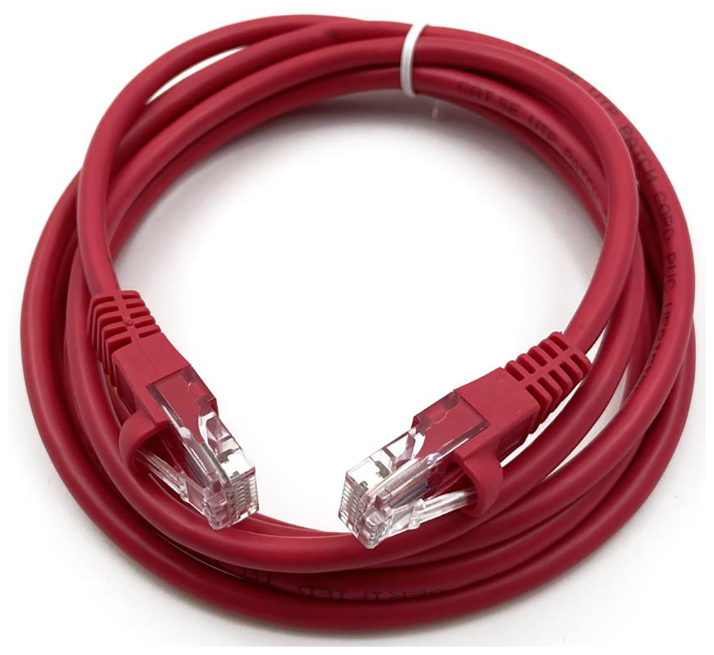 Изображение товара Патч-корд UTP-5E-2M-R 2 метра Cat5E CCA RJ-45, красный