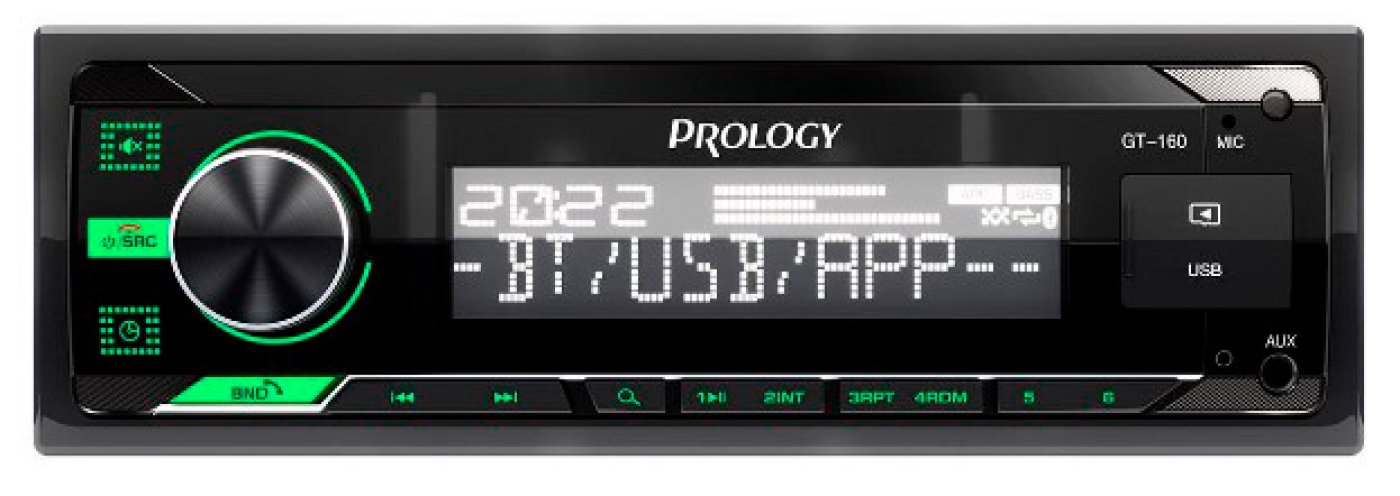 Изображение товара Автомагнитола Prology PRGT160 GT-160 1DIN 4x55Вт